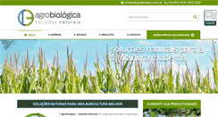 Desktop Screenshot of agrobiologica.com.br