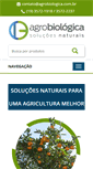 Mobile Screenshot of agrobiologica.com.br